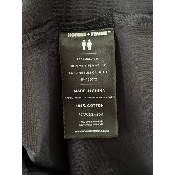 Homme + Femme Space Ship Tee Black Large - Picture 6 of 8